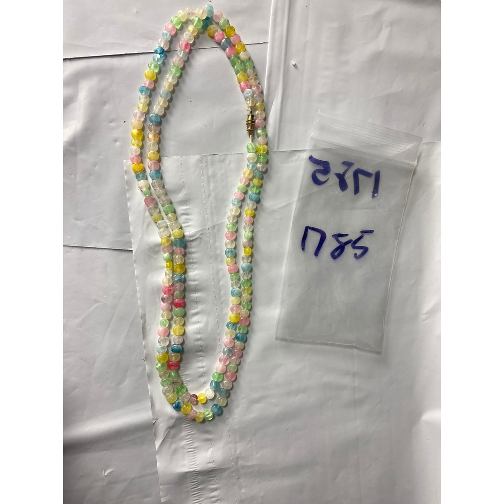 Multicolor Beaded Necklace Gemstone Beads‎ Layered Jewelry
